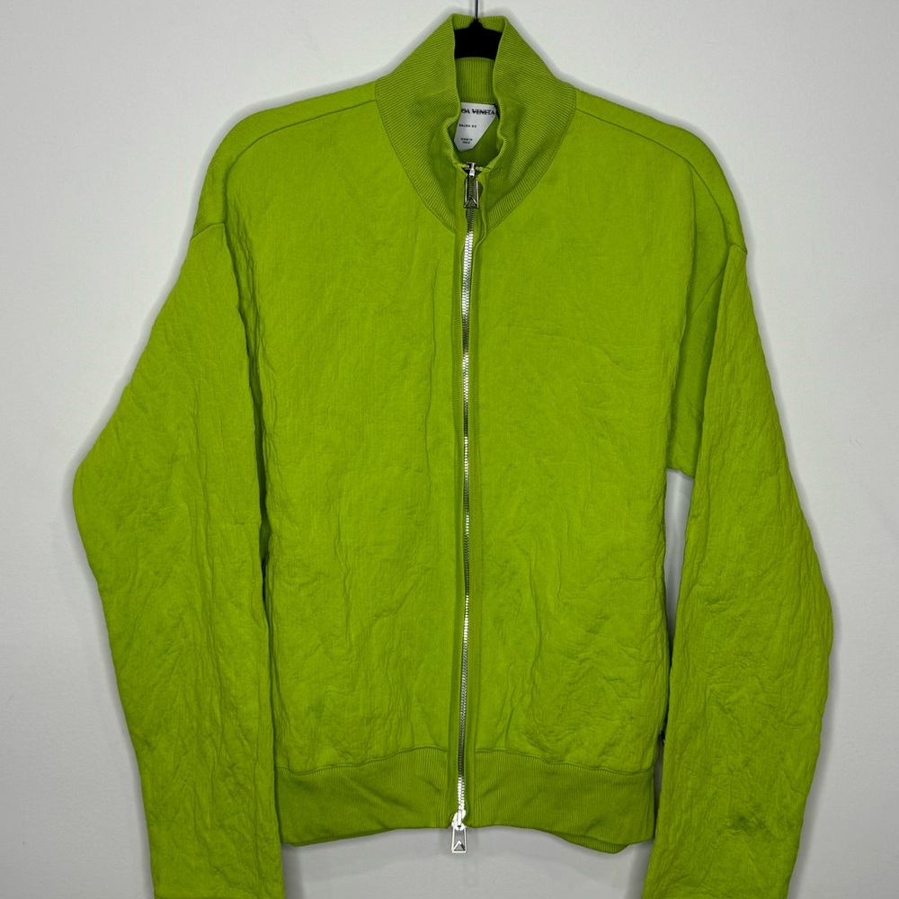 Bottega Veneta Fluorescent Green Full-Zip Jacket Men’s Small